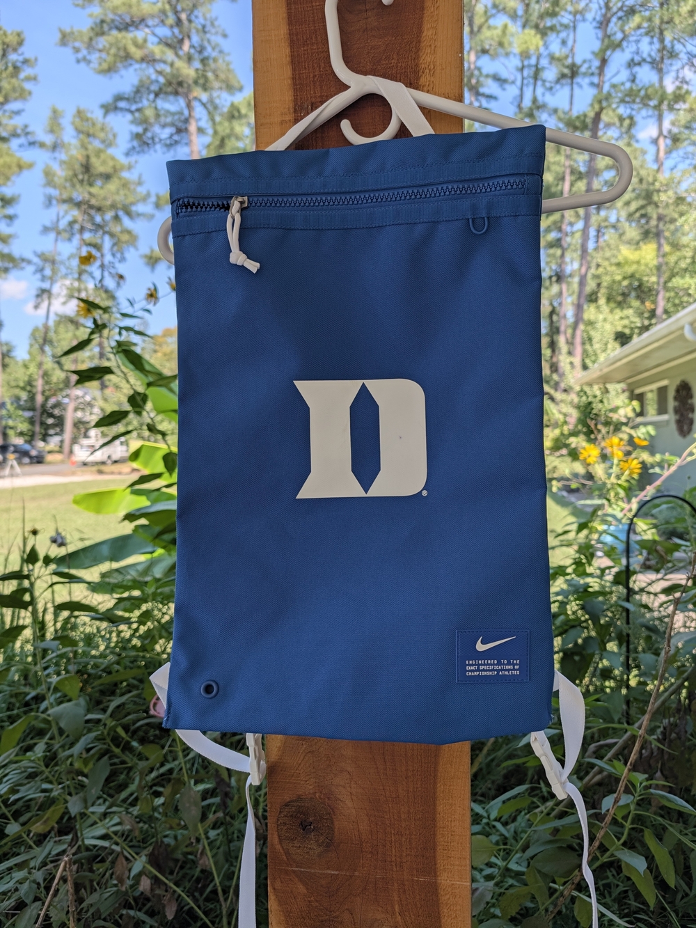 Nike Duke Blue Drawstring Backpack